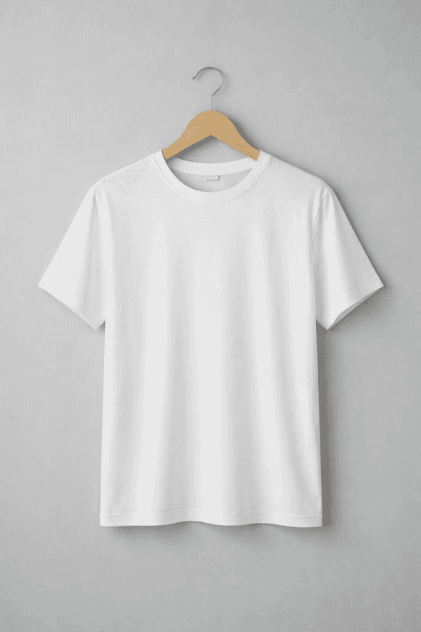 Round Neck Cotton T-Shirt