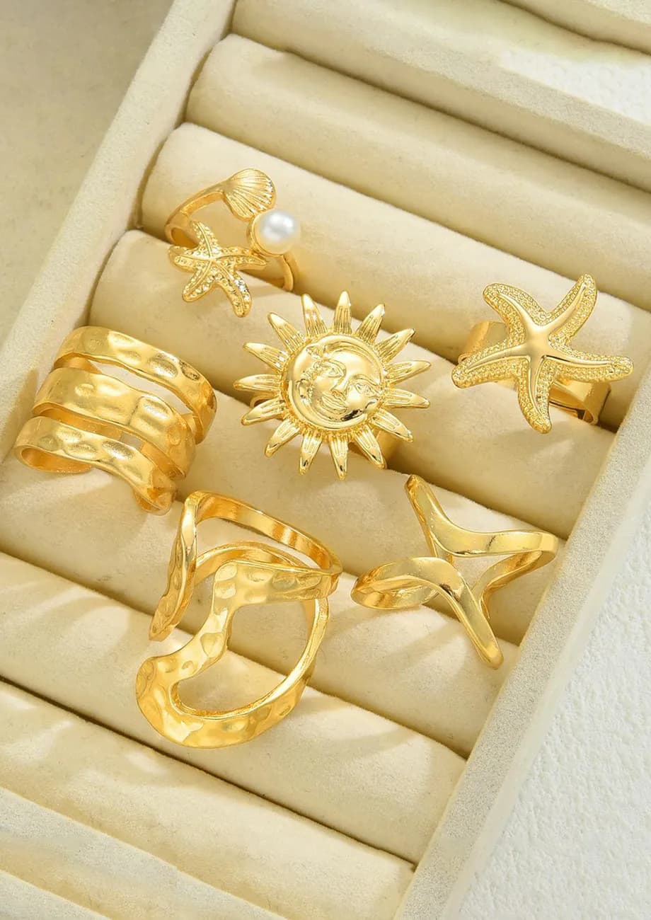 Statement Ring Set (6 pcs)